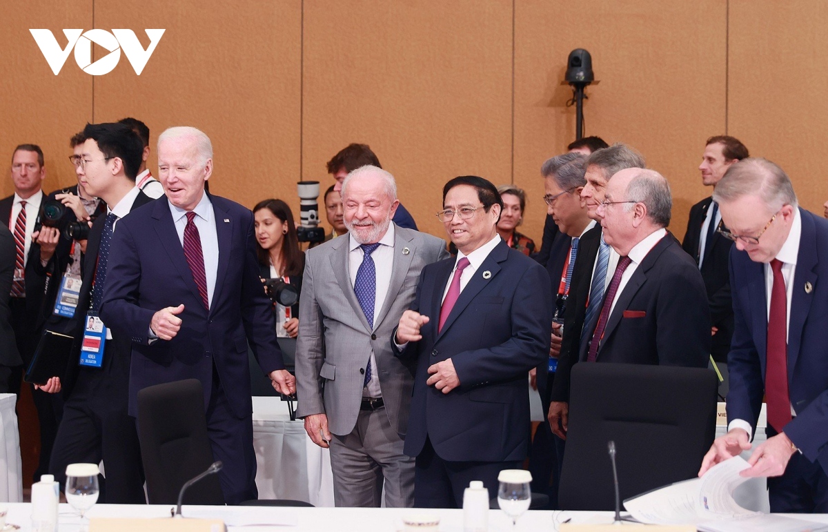 hội nghị g7 mở rộng để lại dấu ấn sâu đậm về vai trò và uy tín quốc tế của việt nam hình ảnh 3 Hội nghị G7 mở rộng để lại dấu ấn sâu đậm về vai trò và uy tín quốc tế của Việt Nam