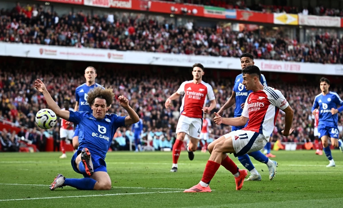 kết quả vòng 6 ngoại hạng anh arsenal thắng kịch tính leicester city hình ảnh 1 Kết quả vòng 6 Ngoại hạng Anh: Arsenal thắng kịch tính Leicester City, Palmer ghi 4 bàn, Chelsea thắng ngược Brighton
