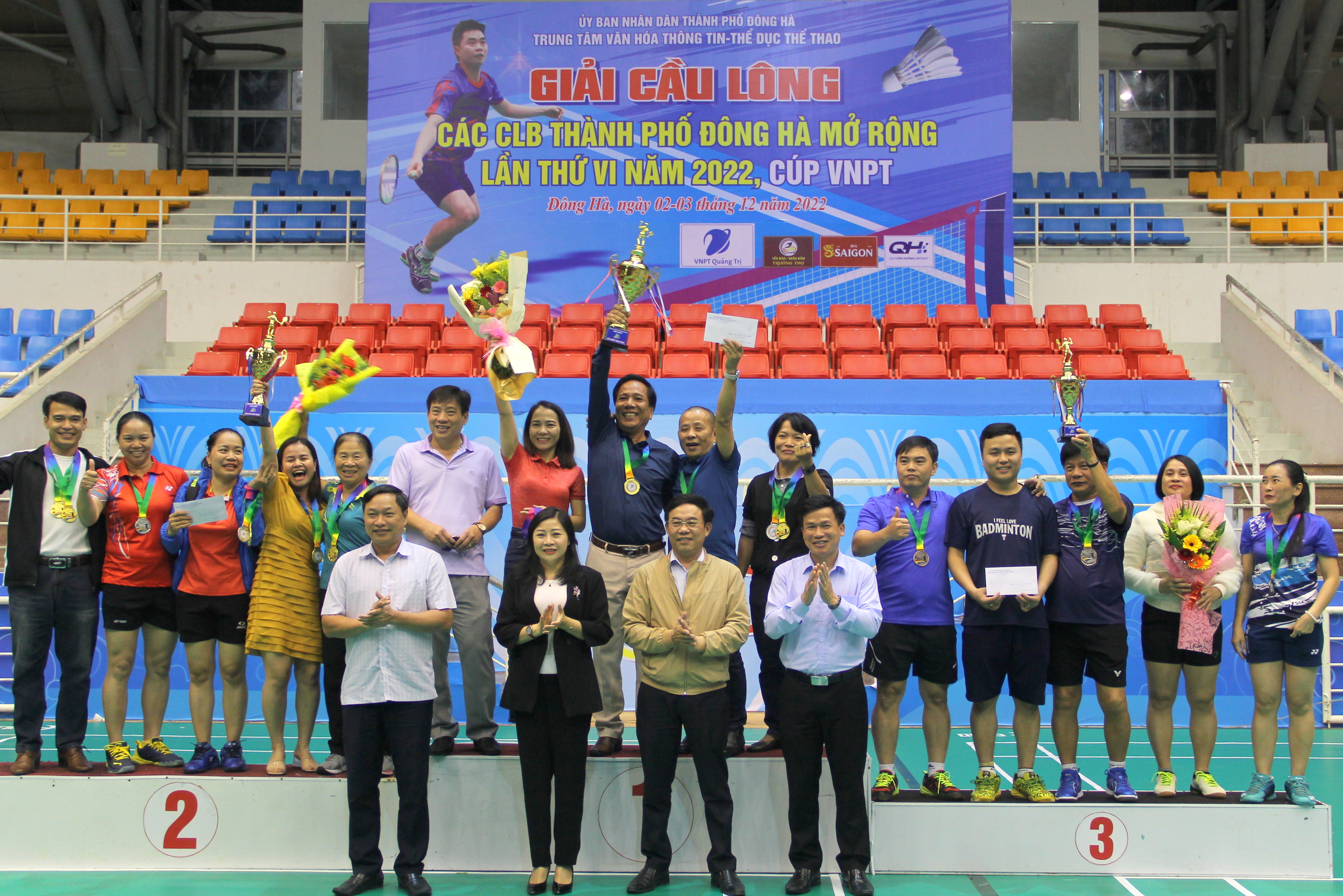 Giải Cầu lông các Câu lạc bộ TP. Đông Hà mở rộng lần thứ VI-2022 tranh Cup VNPT Quảng Trị