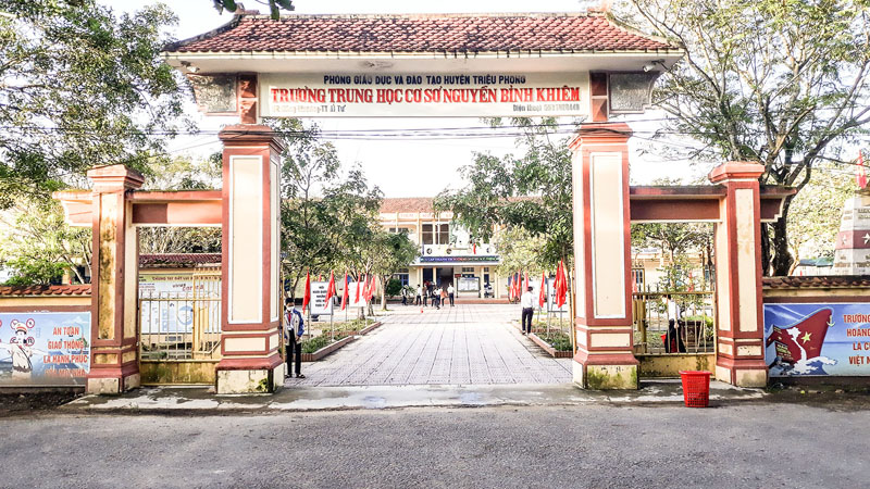 Trường THCS Nguyễn Bỉnh Khiêm nỗ lực xây dựng đạt chuẩn quốc gia