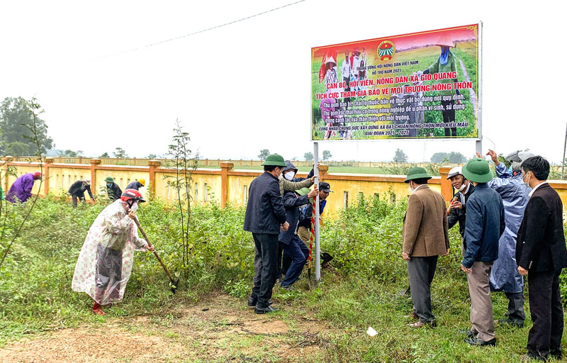 Đảm bảo tiêu chí môi trường trong xây dựng nông thôn mới