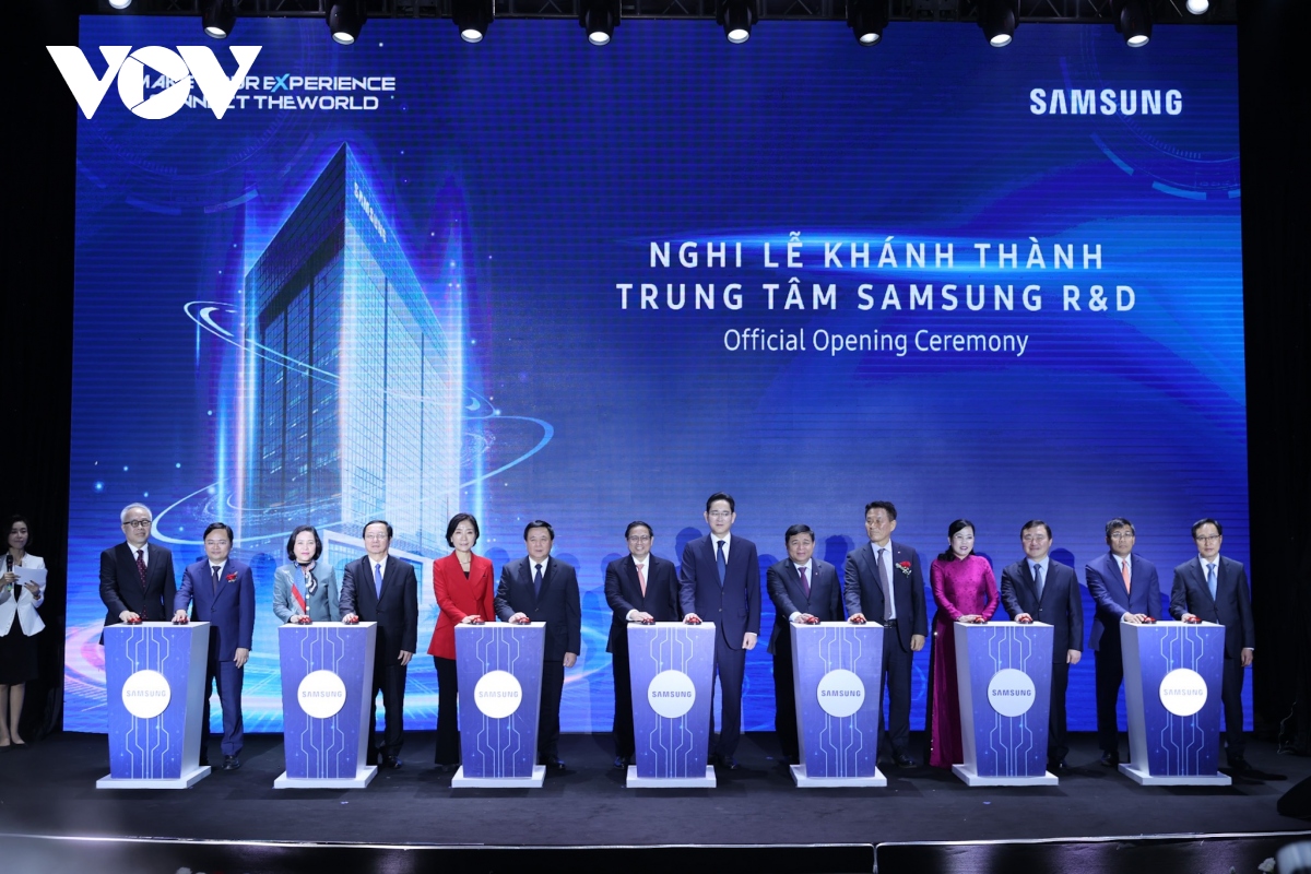 Thủ tướng dự lễ khánh thành Trung tâm nghiên cứu và phát triển (R&D) Tập đoàn Samsung