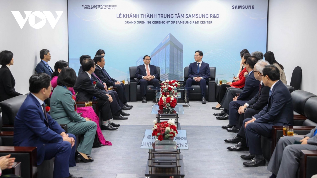 Thủ tướng dự lễ khánh thành Trung tâm nghiên cứu và phát triển (R&D) Tập đoàn Samsung