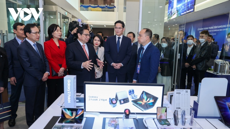 Thủ tướng dự lễ khánh thành Trung tâm nghiên cứu và phát triển (R&D) Tập đoàn Samsung