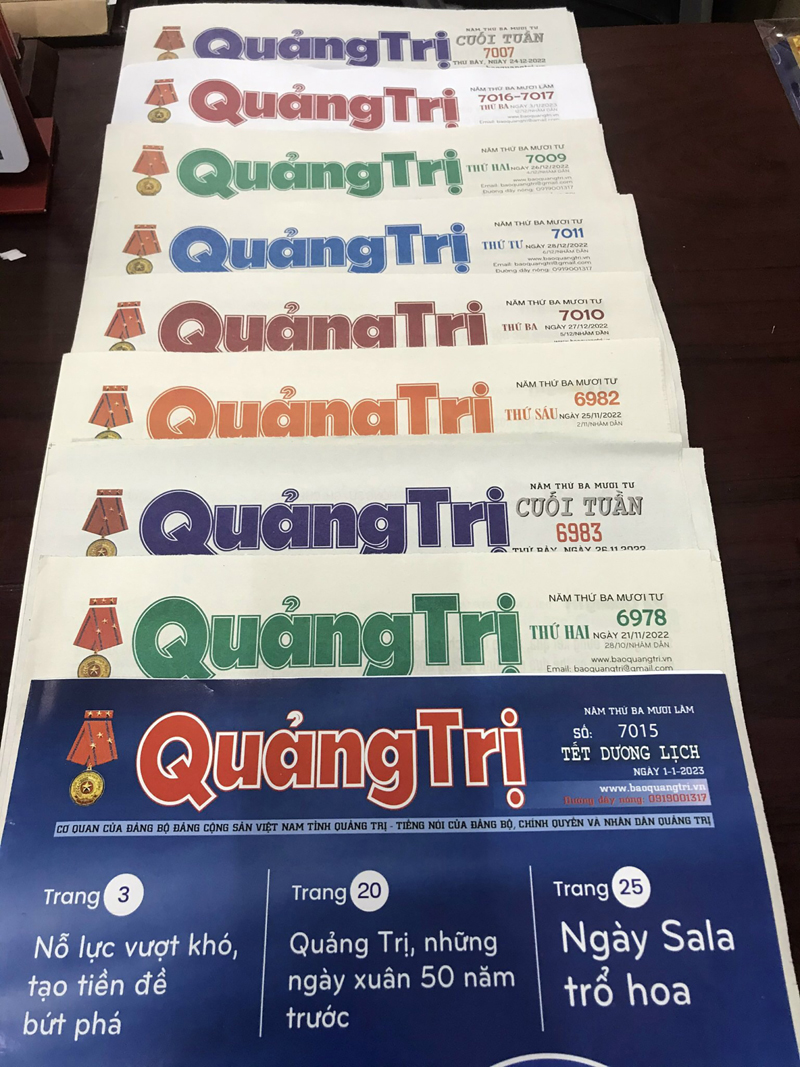 Báo chí Quảng Trị một năm nhìn lại