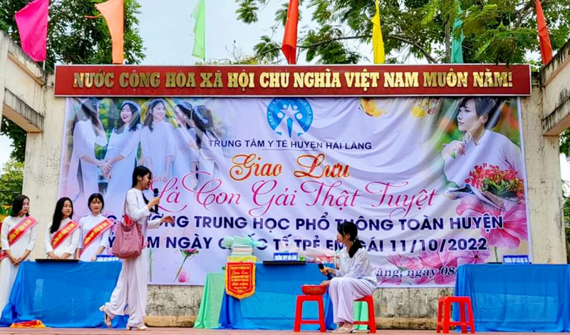 Hải Lăng chú trọng công tác chăm sóc sức khỏe sinh sản cho người trẻ