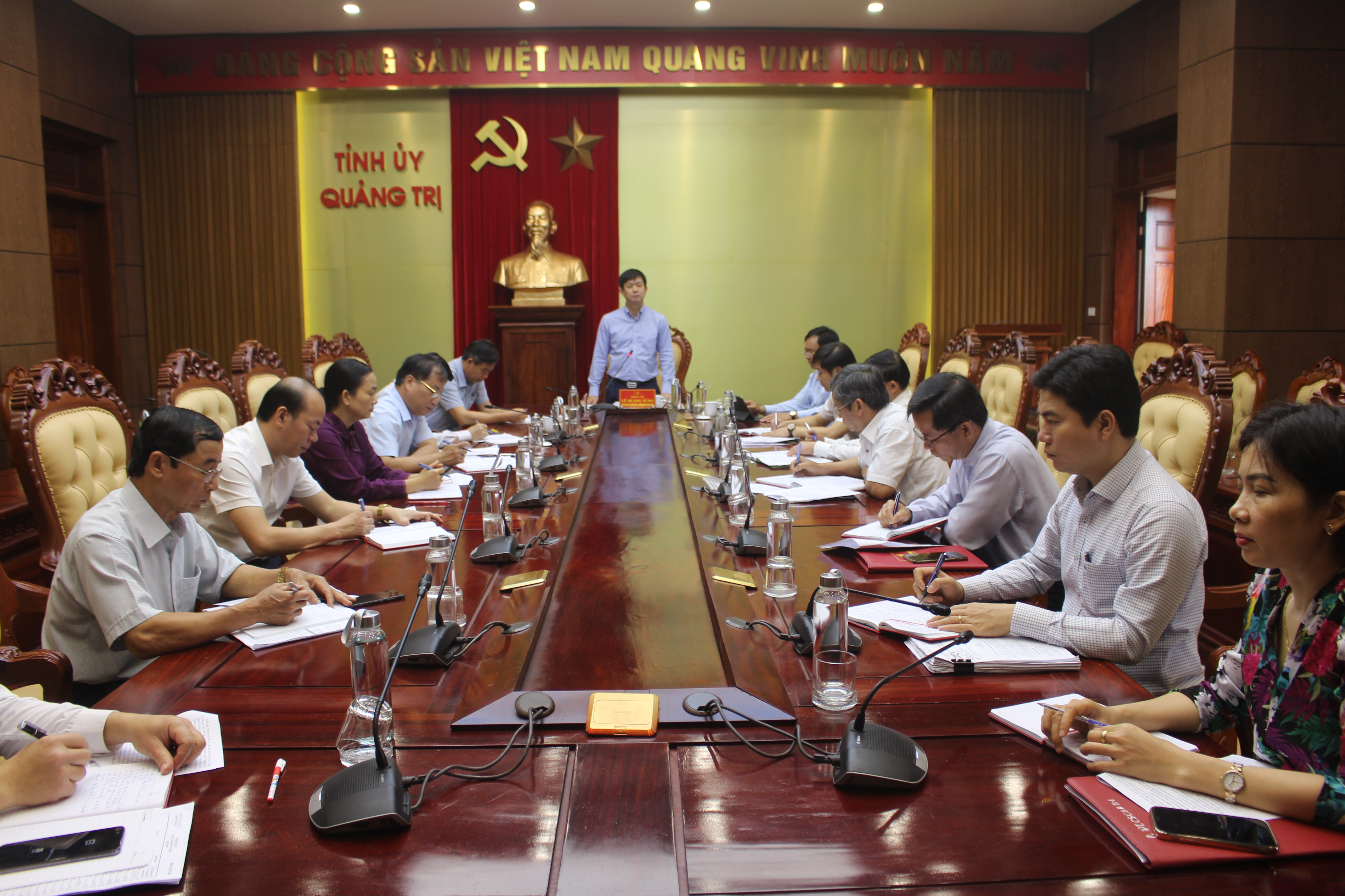 Thường trực Tỉnh ủy làm việc với Ban Tổ chức Tỉnh ủy về chương trình công tác trọng tâm năm 2023