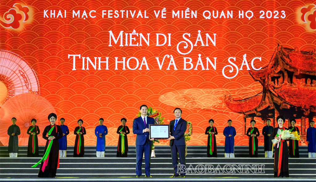 Khai mạc Festival “Về miền Quan họ - 2023”: Miền di sản-Tinh hoa và bản sắc