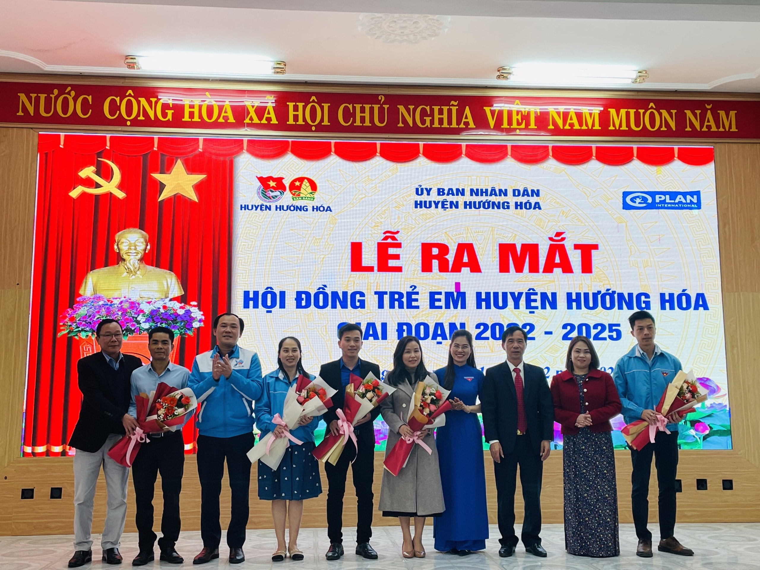 Ra mắt Hội đồng Trẻ em huyện Hướng Hóa