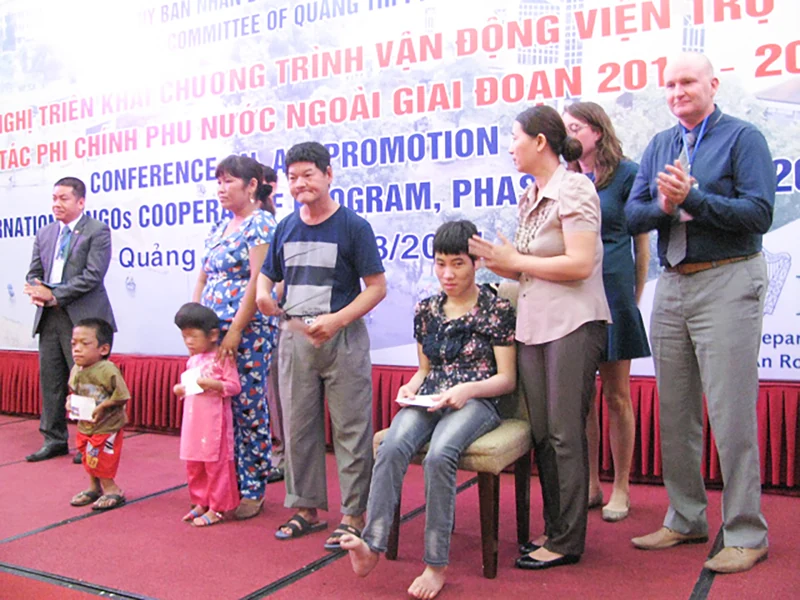 Dự án phi chính phủ nước ngoài tham gia khắc phục hậu quả chiến tranh, góp phần giải quyết các vấn đề xã hội ở tỉnh Quảng Trị