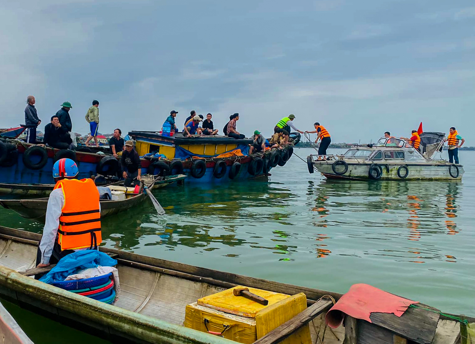 Hai vợ chồng đuối nước trên sông Hiếu: Đã tìm thấy thi thể người chồng