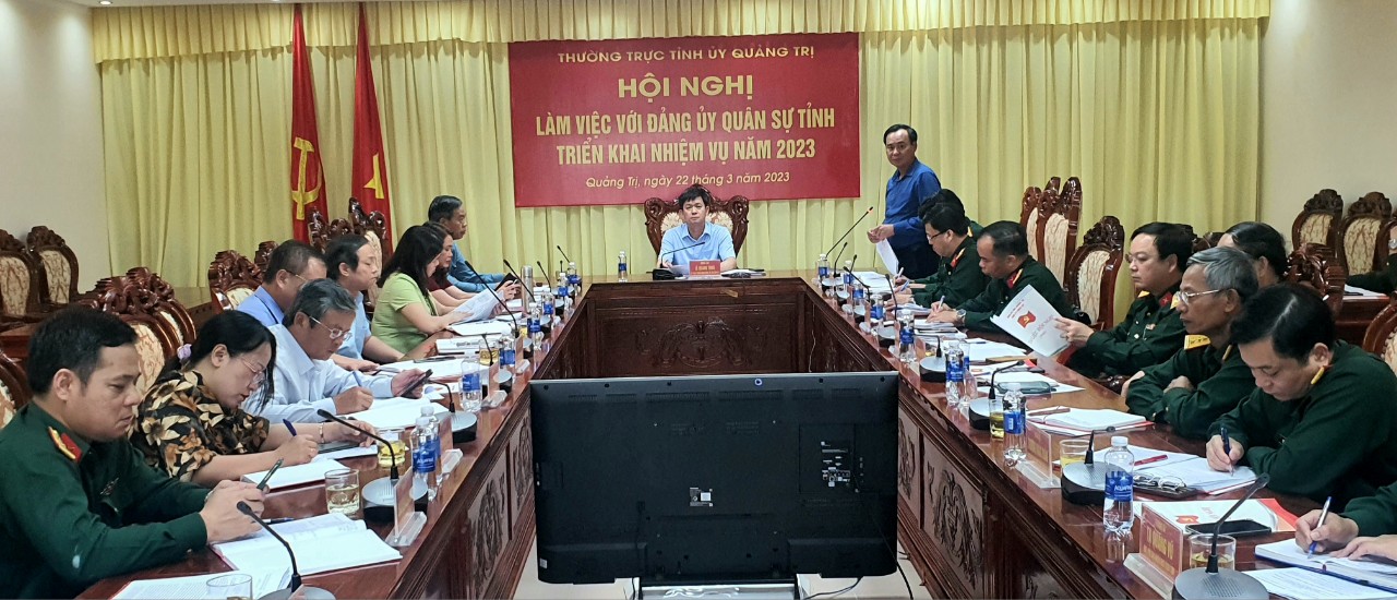 Đảng ủy Quân sự tỉnh tập trung làm tốt công tác tổ chức diễn tập khu vực phòng thủ và diễn tập phòng thủ dân sự tỉnh
