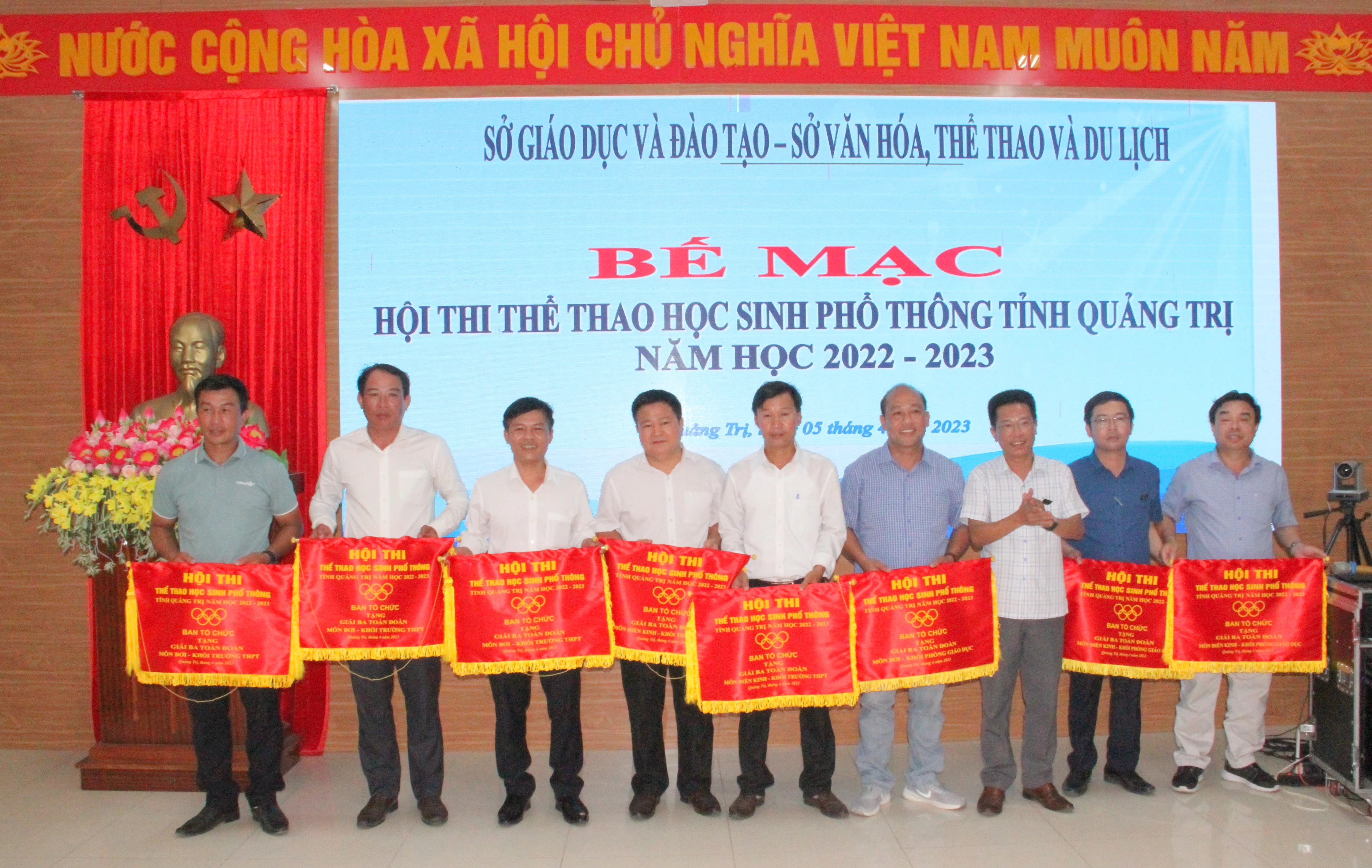 Bế mạc Hội thi Thể thao học sinh phổ thông tỉnh Quảng Trị năm học 2022-2023
