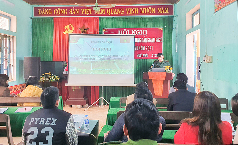 Dấu ấn đảng viên biên phòng tại các chi bộ thôn, bản biên giới