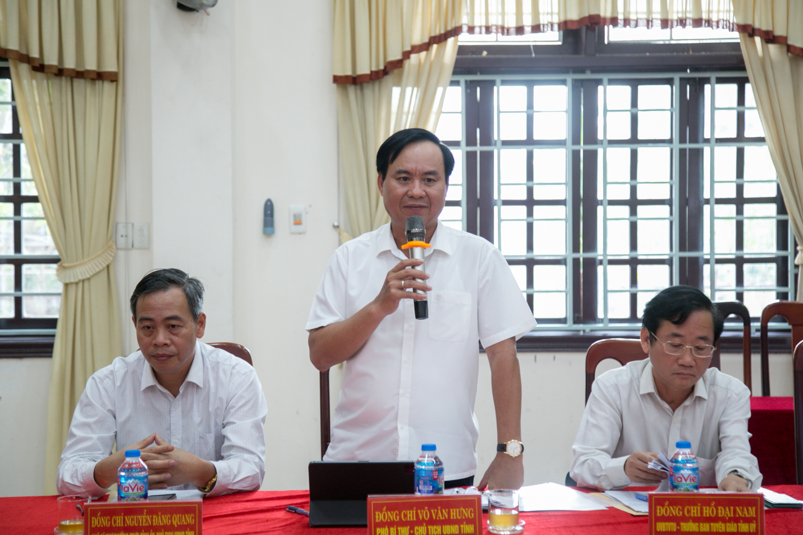 Đoàn công tác Học viện Chính trị Quốc gia Hồ Chí Minh làm việc với tỉnh Quảng Trị