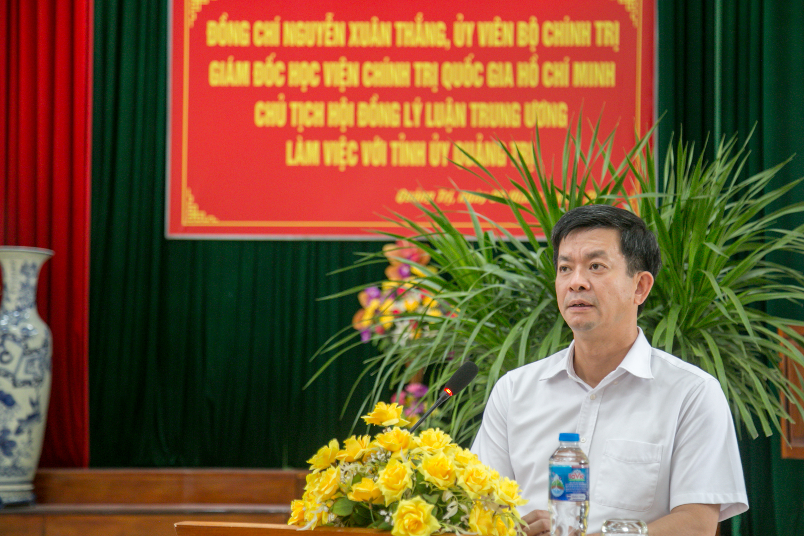 Đoàn công tác Học viện Chính trị Quốc gia Hồ Chí Minh làm việc với tỉnh Quảng Trị