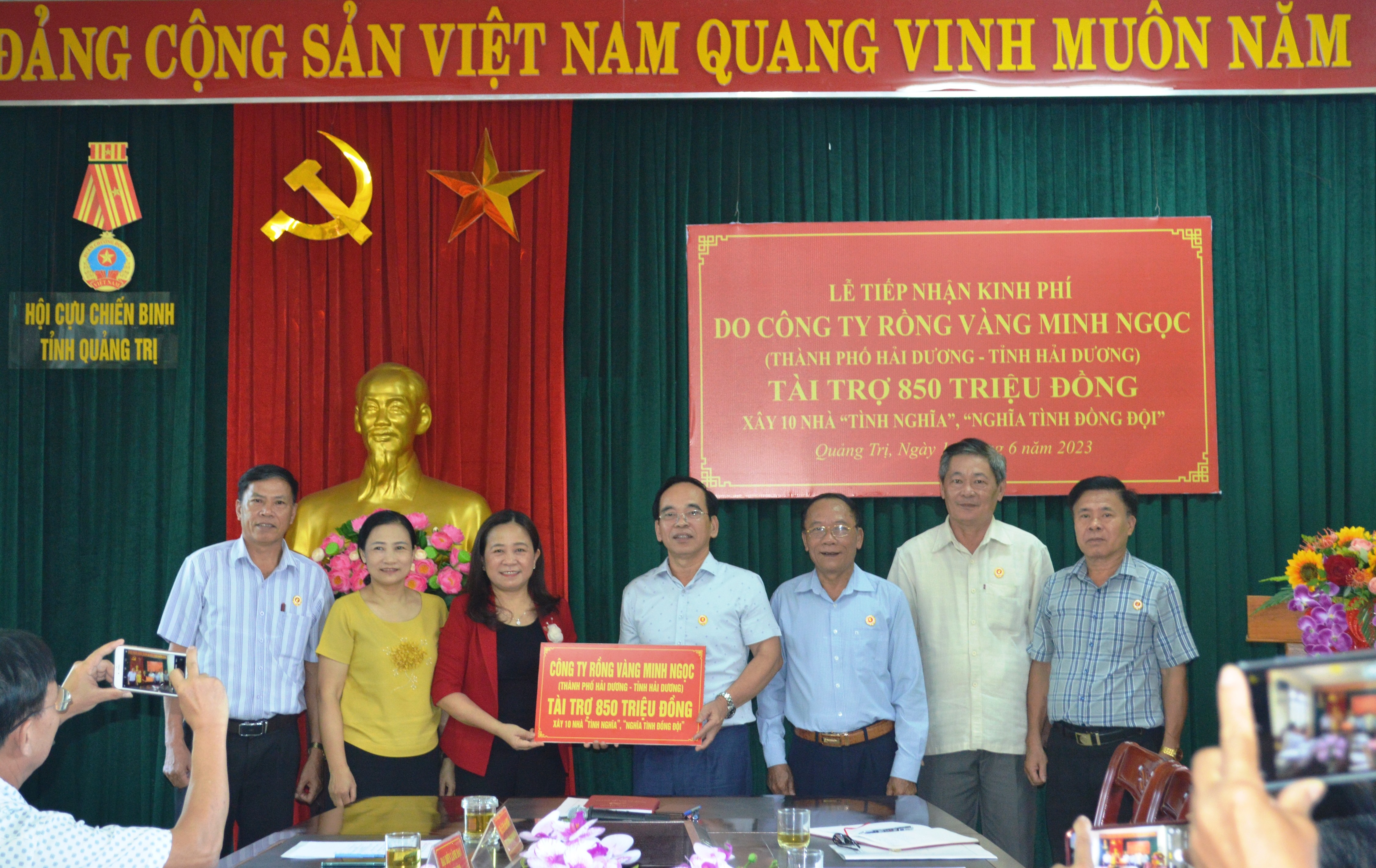 Hội Cựu chiến binh tỉnh: Sơ kết công tác kiểm tra, giám sát và tiếp nhận 10 nhà tình nghĩa, nghĩa tình đồng đội