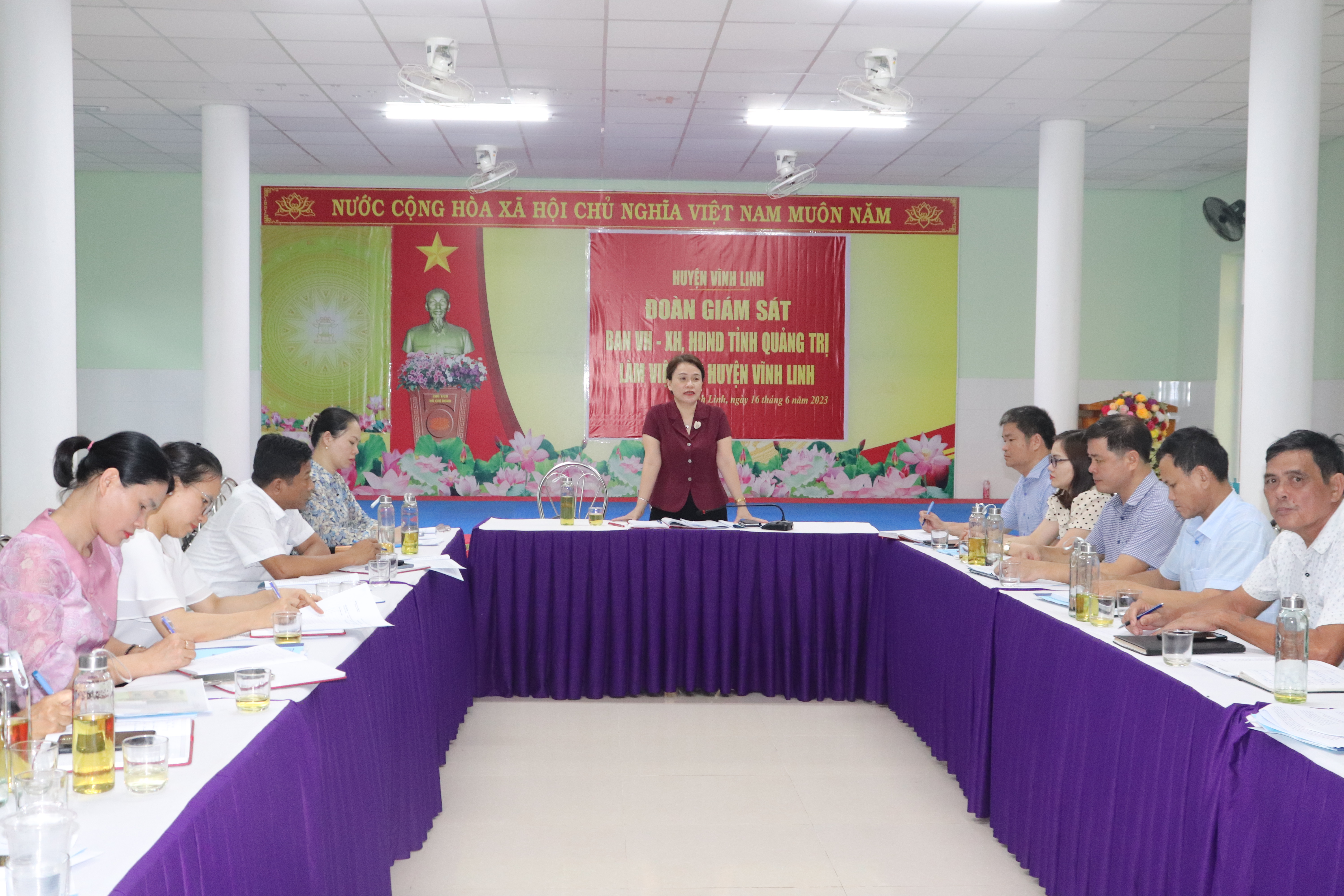 Giám sát thực trạng, việc đầu tư, hoạt động các thiết chế văn hóa, thể thao tại huyện Vĩnh Linh