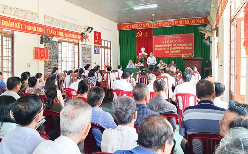 Đông Hà tăng cường bảo vệ nền tảng tư tưởng của Đảng