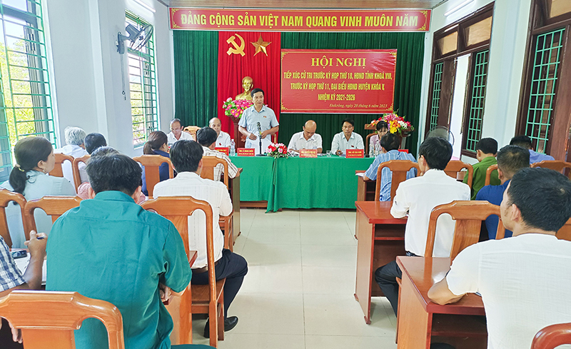 Phối hợp tiếp xúc cử tri mang lại hiệu quả thiết thực