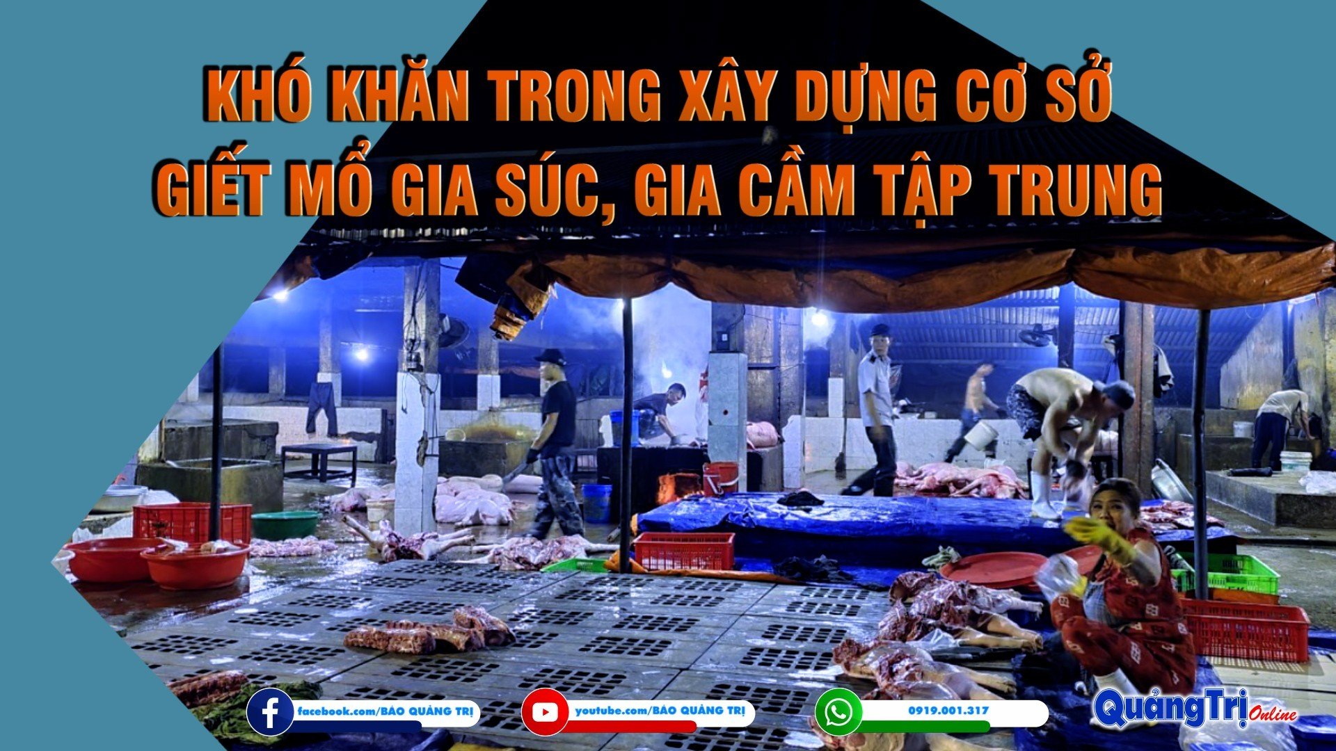 Khó khăn trong xây dựng cơ sở giết mổ gia súc, gia cầm tập trung