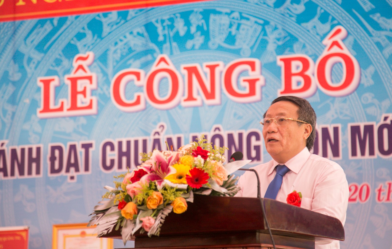 Hải Chánh đón nhận xã đạt chuẩn nông thôn mới