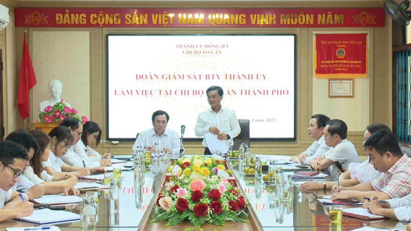 Đảng bộ thành phố Đông Hà tăng cường lãnh đạo, chỉ đạo nâng cao chất lượng, hiệu quả công tác kiểm tra, giám sát của tổ chức cơ sở đảng