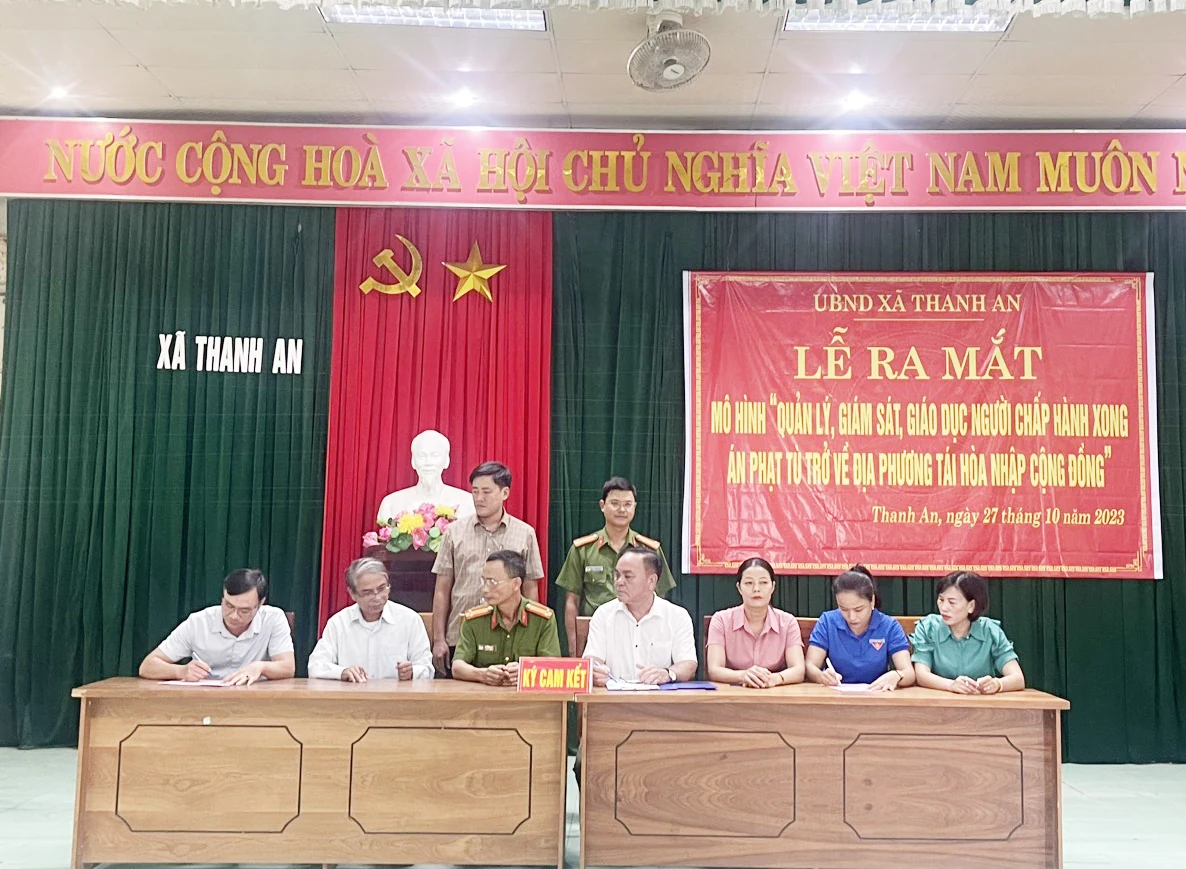 Ra mắt mô hình quản lý, giáo dục người chấp hành xong án phạt tù trở về địa phương đầu tiên ở Cam Lộ