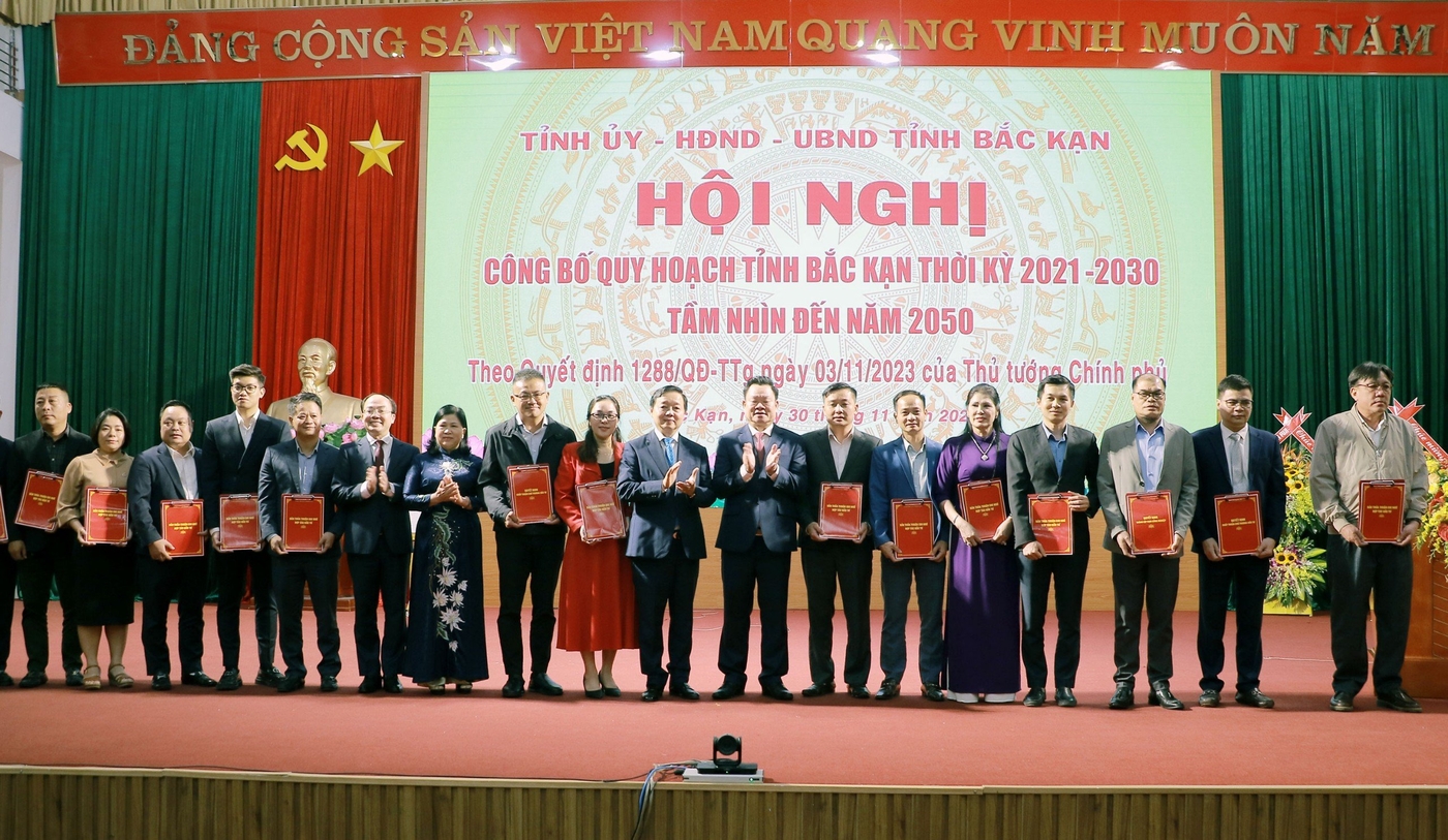 Công bố Quy hoạch tỉnh Bắc Kạn thời kỳ 2021 - 2030 tầm nhìn đến năm 2050