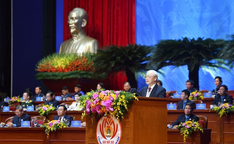 Khai mạc trọng thể Đại hội XIII Công đoàn Việt Nam