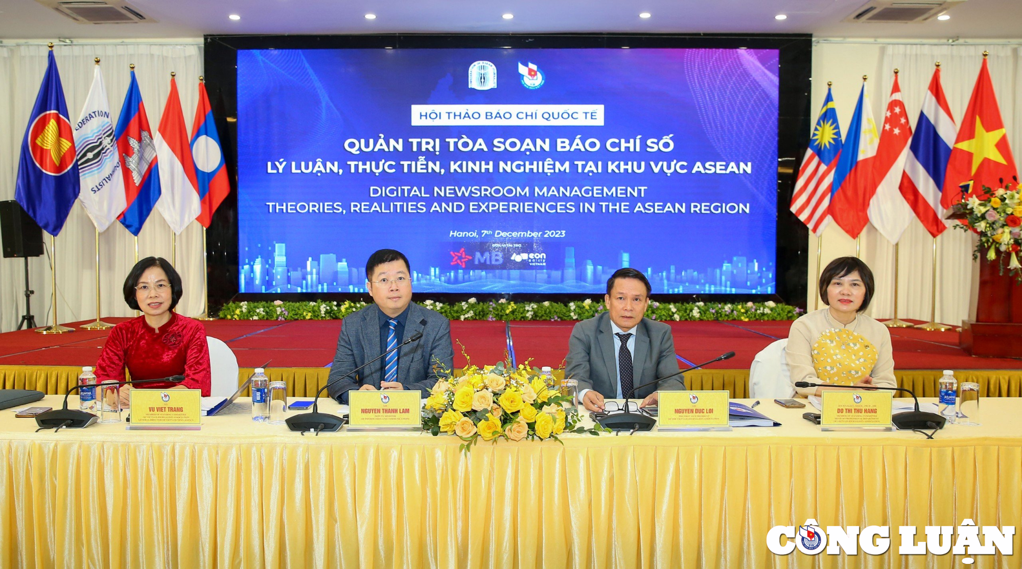 Đoàn kết để thúc đẩy mạnh mẽ chuyển đổi số báo chí truyền thông ở các nước ASEAN