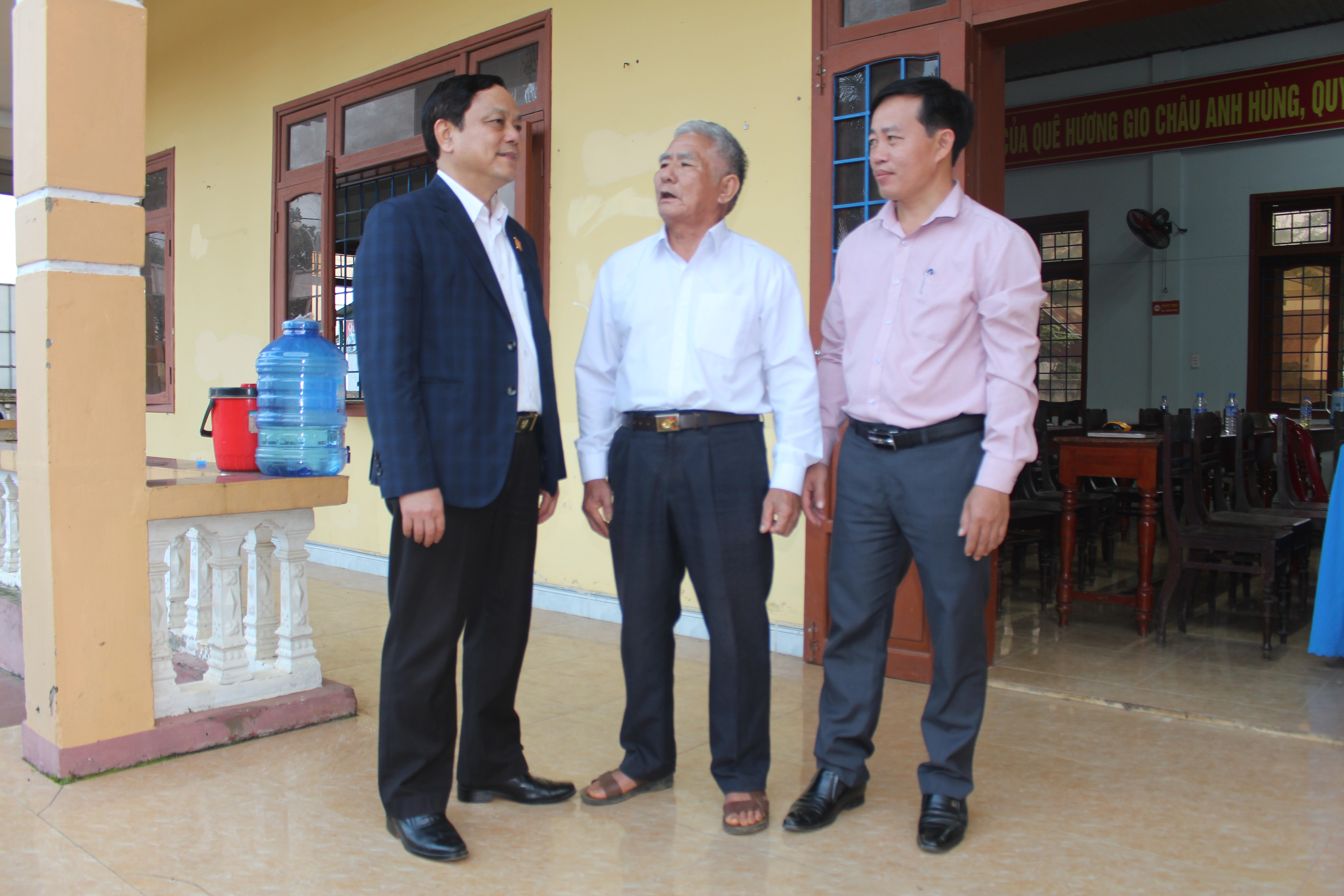 Đoàn ĐBQH tỉnh tiếp xúc cử tri tại xã Gio Châu