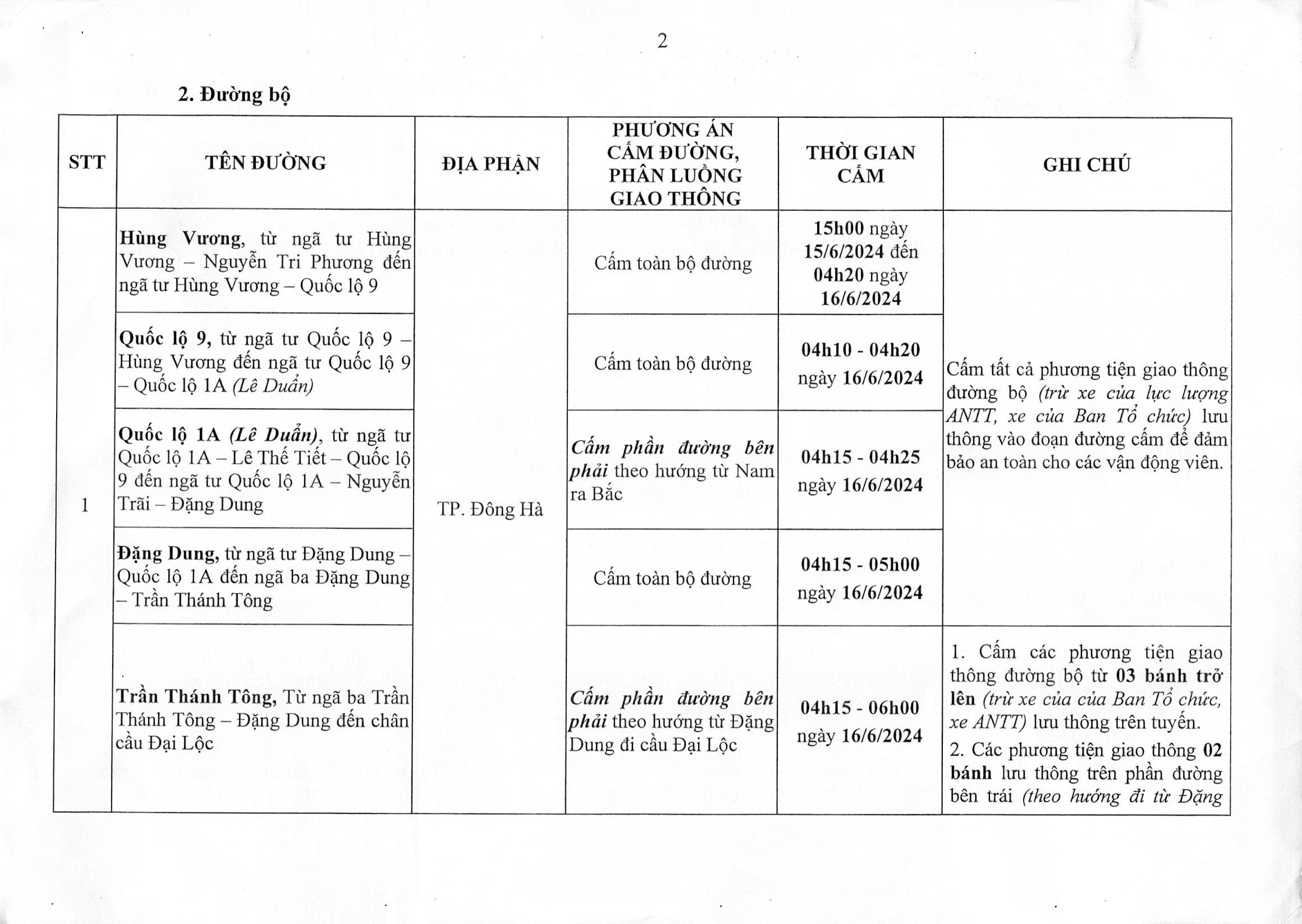 Công an tỉnh Quảng Trị: Thông báo phương án cấm đường, phân luồng giao thông để đảm bảo an ninh, an toàn Giải chạy Marathon tỉnh Quảng Trị 2024 “Hành trình về đất lửa”