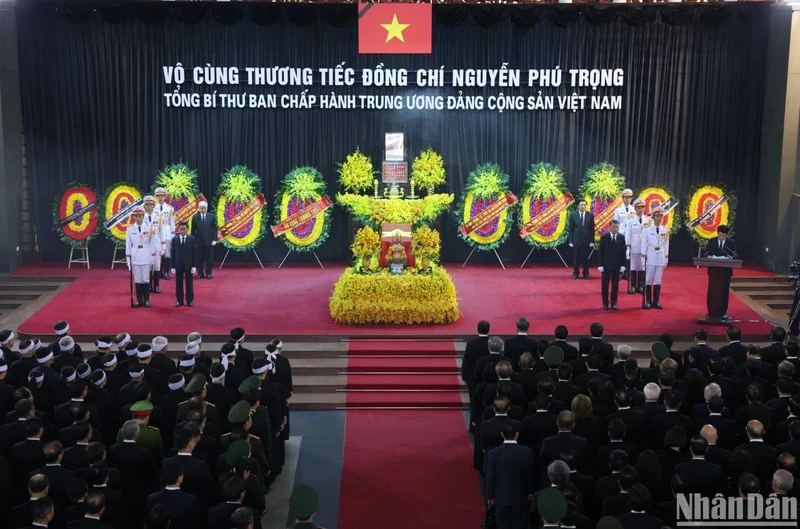 Cử hành trọng thể lễ truy điệu và an táng Tổng Bí thư Nguyễn Phú Trọng