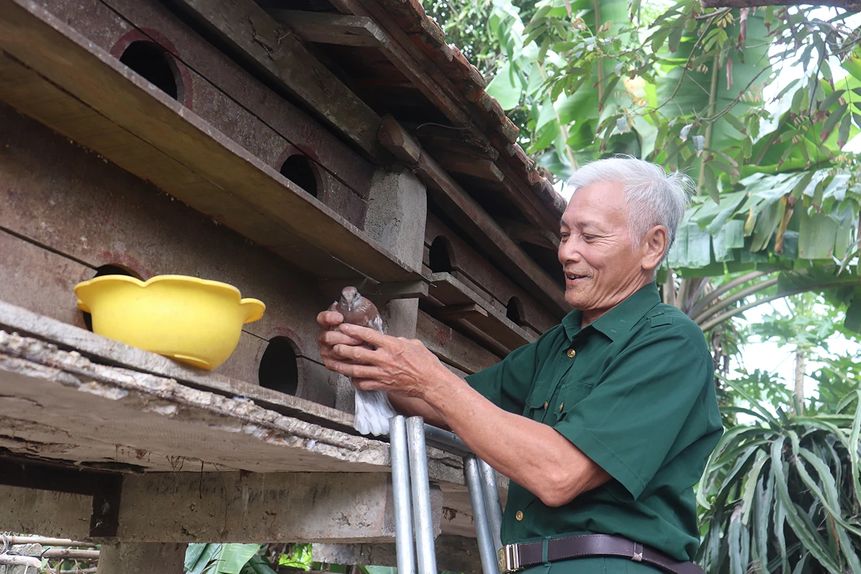 Chi hội trưởng cựu chiến binh hăng hái trên mọi mặt trận