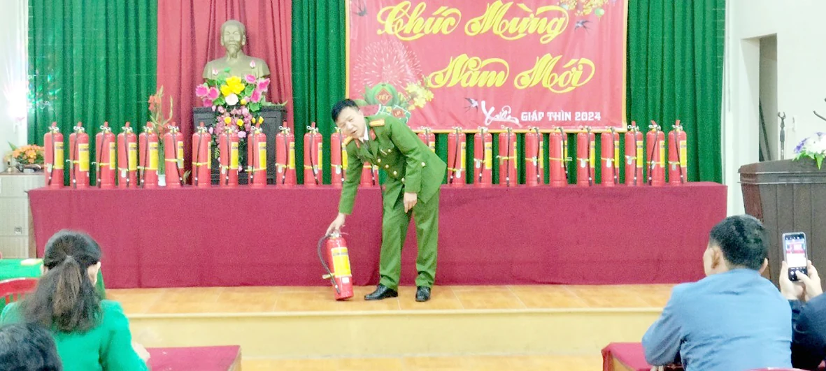 Hiệu quả thực hiện mô hình kiểu mẫu của Công an Phường 1, thị xã Quảng Trị