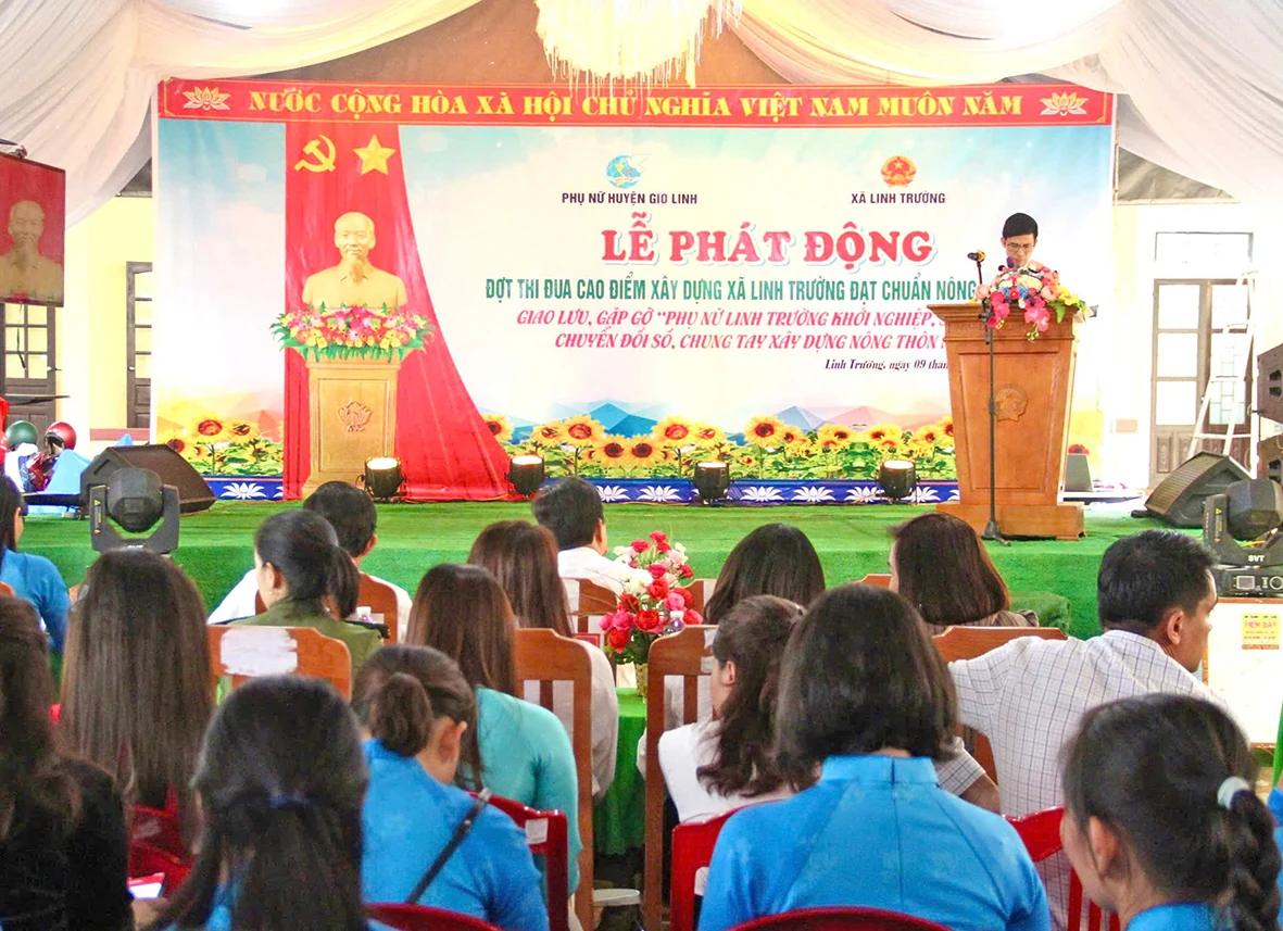 Tạo khí thế thi đua sôi nổi trong xây dựng nông thôn mới ở Gio Linh
