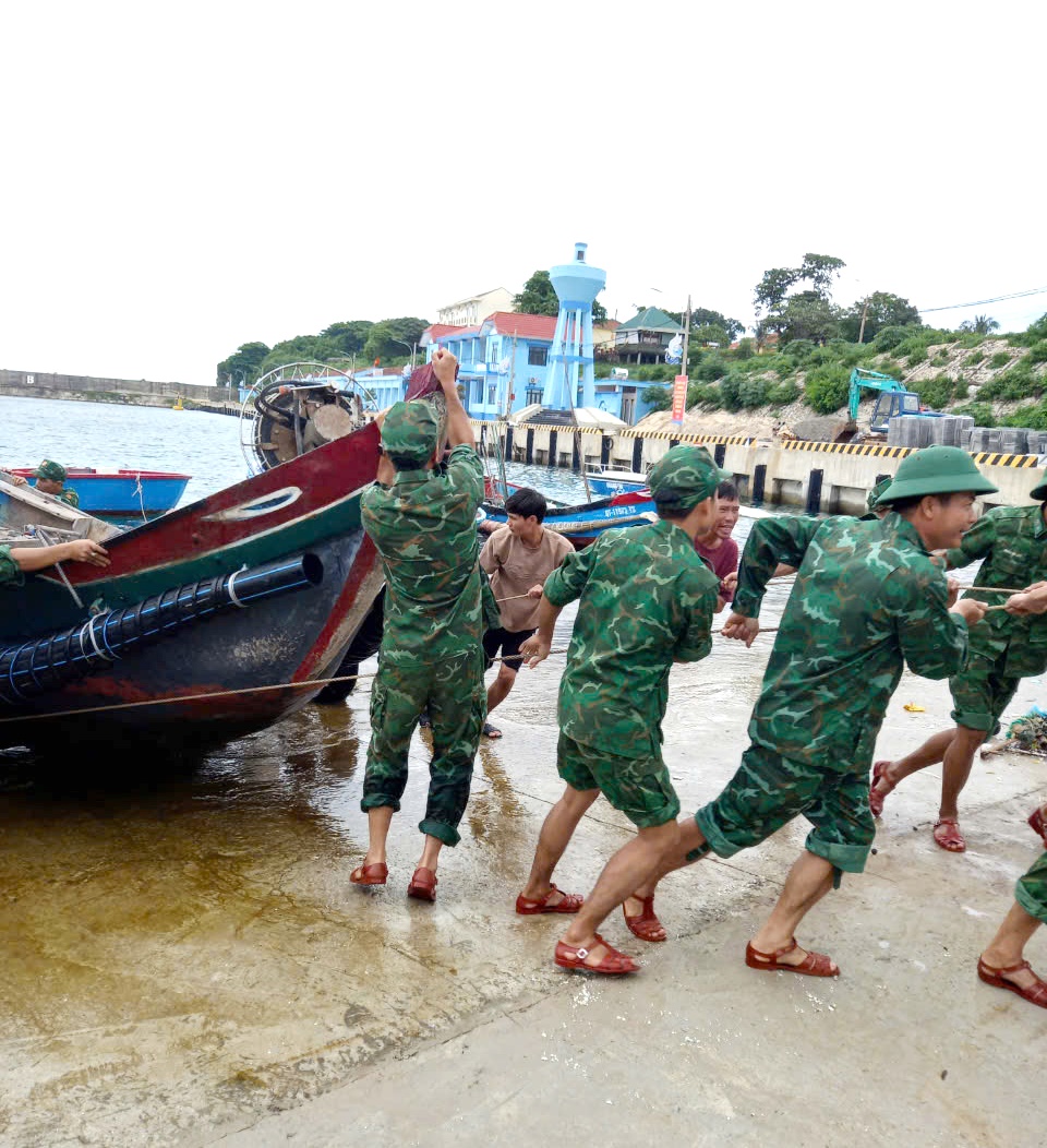 Cồn Cỏ: Sẵn sàng phương án sơ tán dân xuống hầm tránh bão số 6