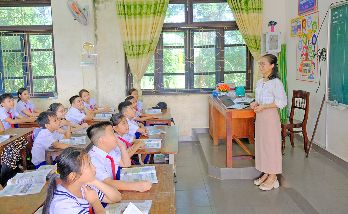 Cô giáo tâm huyết với nghề