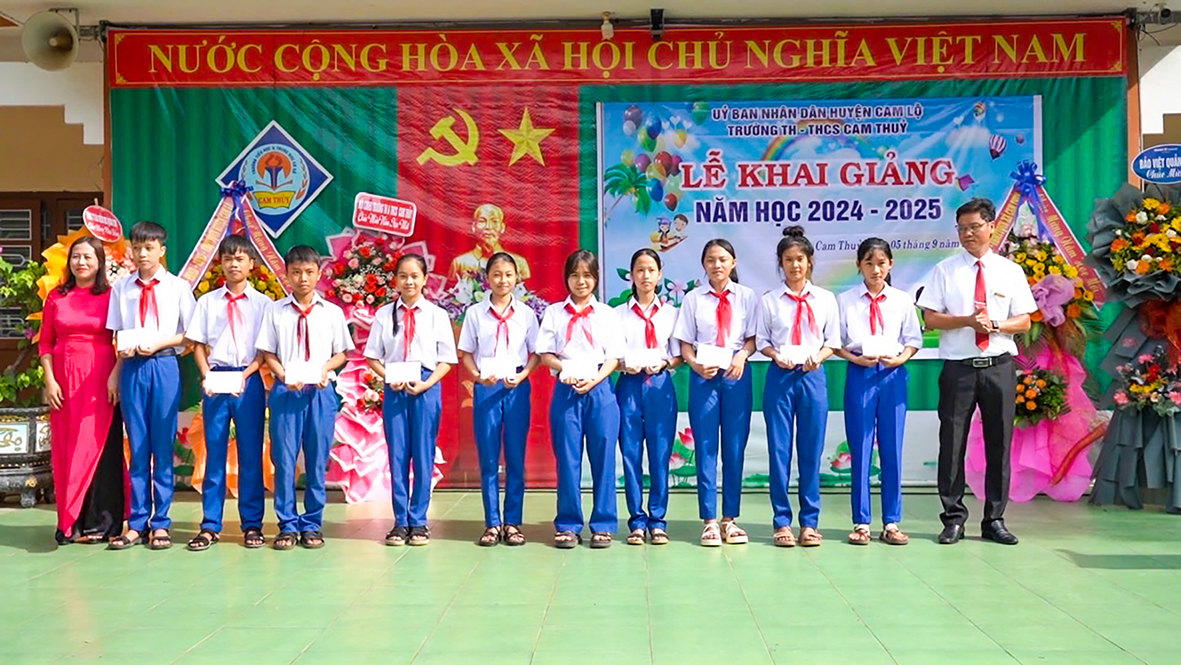 Trường TH&THCS Cam Thủy - hành trình 50 năm xây dựng và phát triển