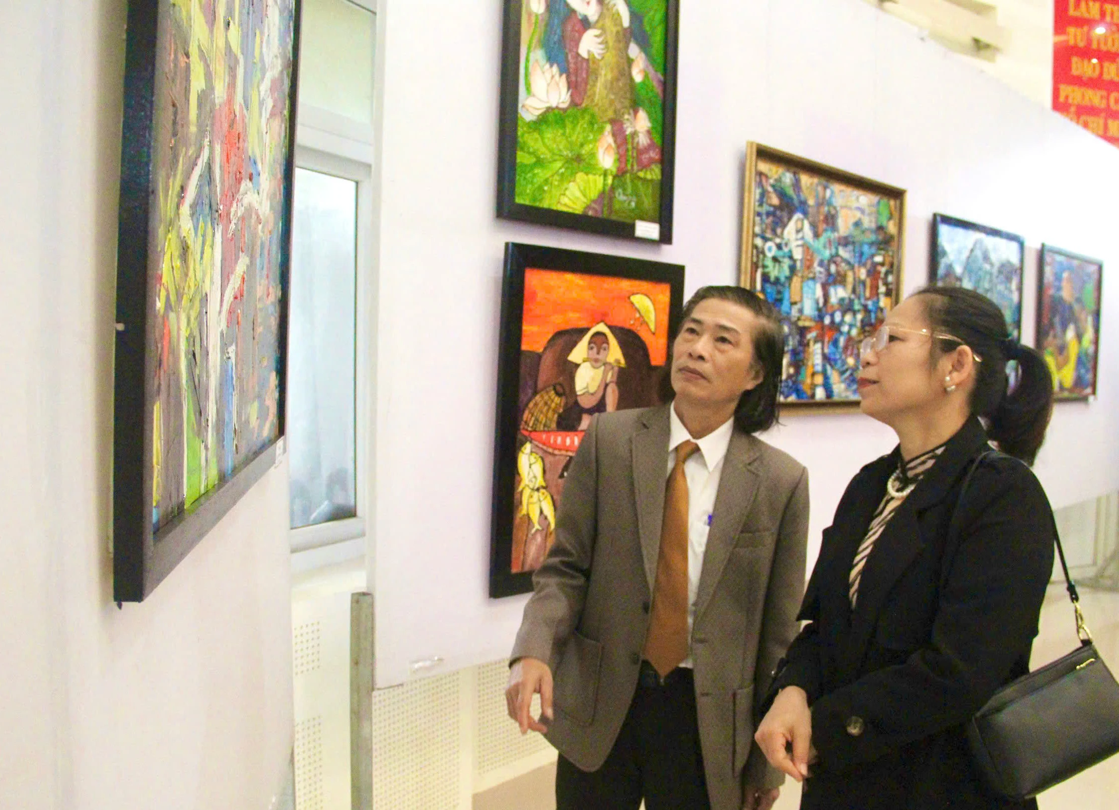 Kỷ niệm 73 năm Ngày truyền thống Mỹ thuật Việt Nam và khai mạc Triển lãm hội họa Lê Hữu Quỳnh
