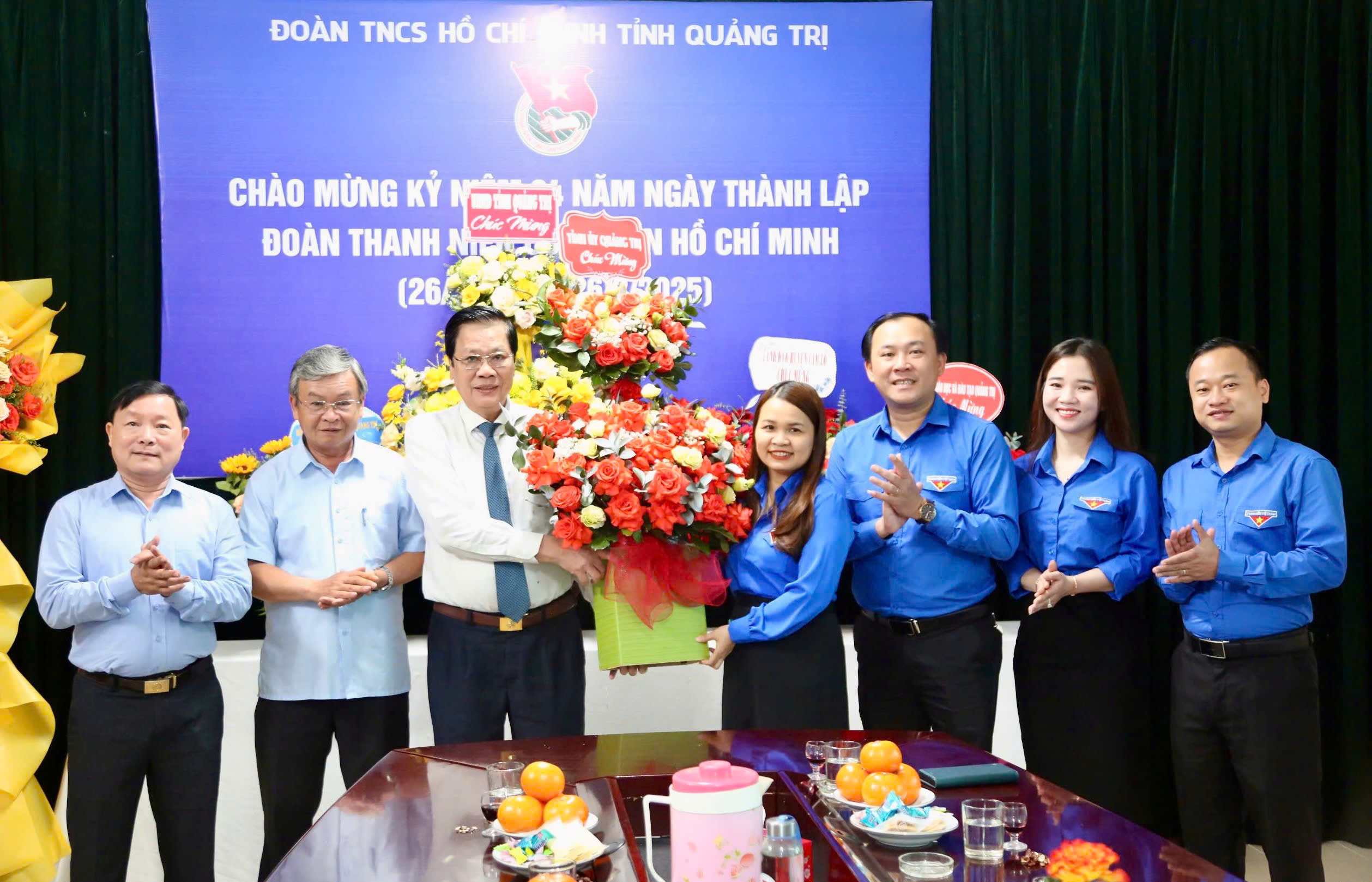 Lãnh đạo tỉnh Quảng Trị chúc mừng Tỉnh đoàn nhân 94 năm thành lập Đoàn TNCS Hồ Chí Minh