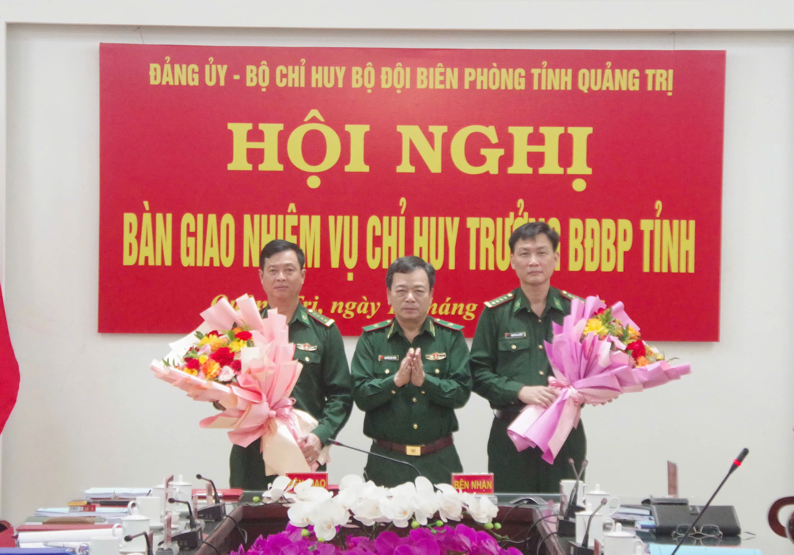 Bàn giao nhiệm vụ Chỉ huy trưởng Bộ đội Biên phòng tỉnh Quảng Trị