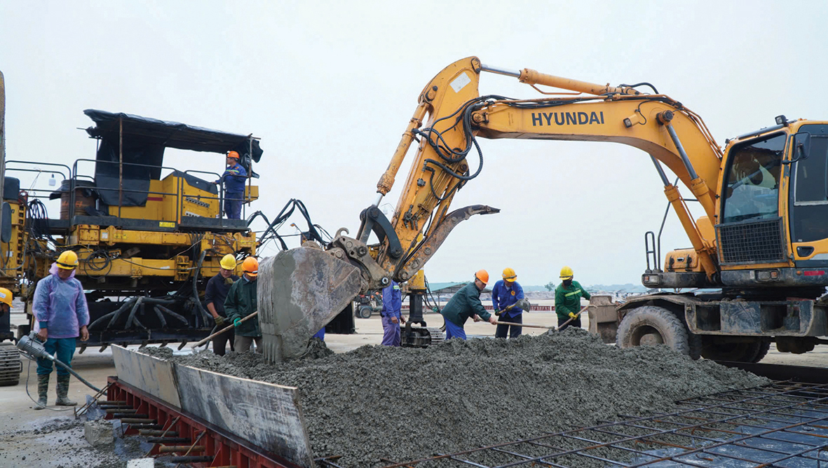 Cảng hàng không Quảng Trị thi công khẩn trương, đảm bảo tiến độ
