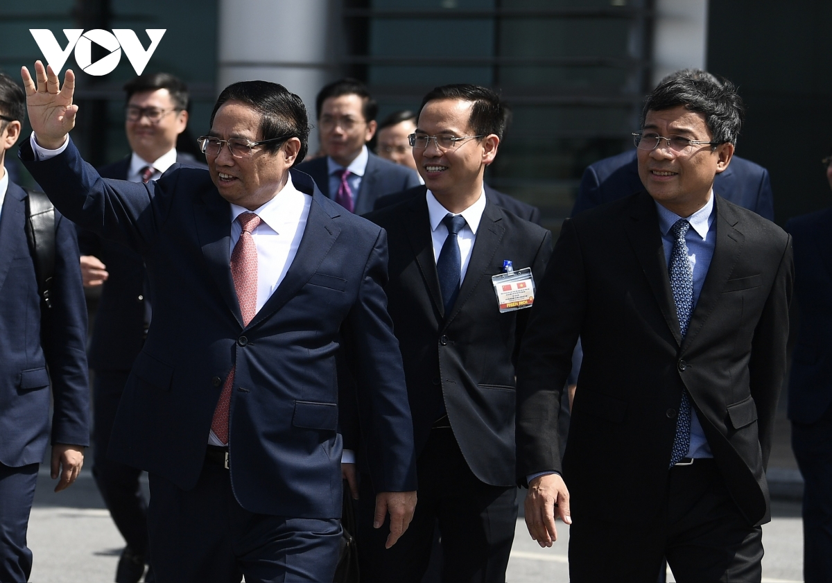 Lễ tiễn Tổng Bí thư, Chủ tịch nước Trung Quốc Tập Cận Bình tại sân bay Nội Bài