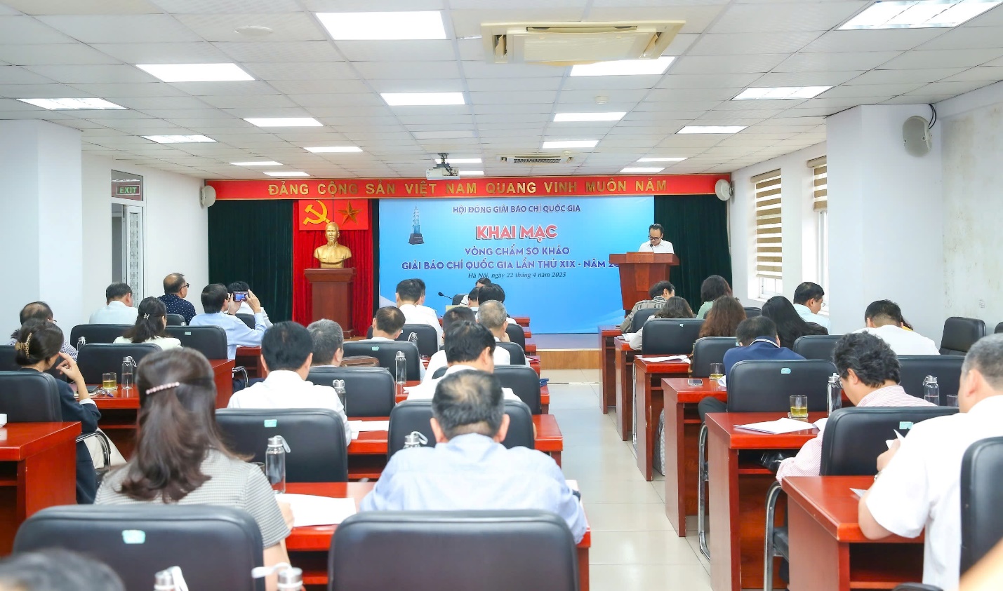Khai mạc vòng chấm sơ khảo Giải Báo chí Quốc gia lần thứ XIX - năm 2024