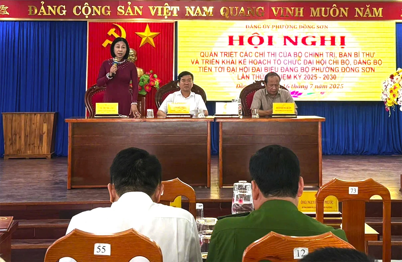 Đảng ủy phường Đồng Sơn: Triển khai kế hoạch tổ chức đại hội chi bộ, đảng bộ cơ sở